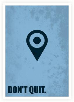 Don T Quit Business Quotes Paper Print Quotes Motivation Posters In India Buy Art Film Design Movie Music Nature And Educational Paintings Wallpapers At Flipkart Com