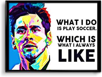 Lionel Messi Canvas Art Pop Art Comics Pop Art Posters In