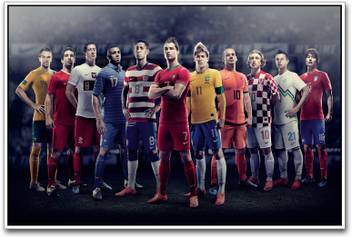 Football Players Paper Print Sports Posters In India Buy Art Film Design Movie Music Nature And Educational Paintings Wallpapers At Flipkart Com