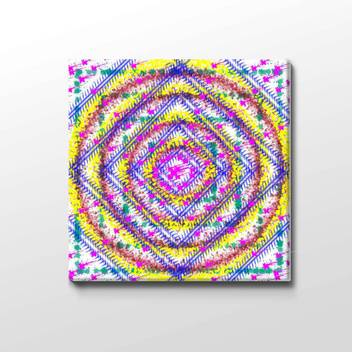 Rangoli Rolled Canvas Canvas Art Pratyasha Nithin Posters Maps