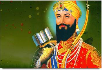 Guru Gobind Singh Ji Desigan Laminated Poster Paper Print