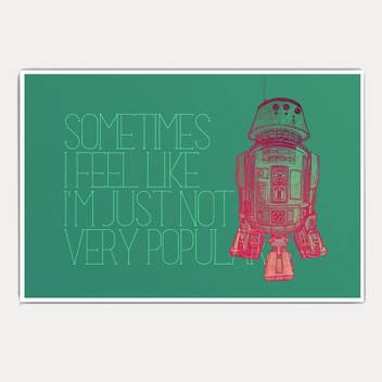 Quote Star Wars 18x12 Paper Print Abstract Posters In India