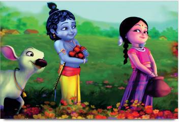 Amy Little Radha Krishna 3d Poster Nature Posters In India Buy