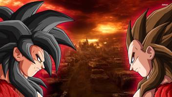 Goku Vs Vegeta Dragon Ball Z Athah Fine Quality Poster Paper