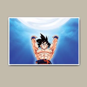 Dragon Ball Z Goku Super Saiyan Wall Hang Fine Art Print