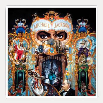 Michael Jackson Dangerous Album Cover Jumbo Size Poster Paper