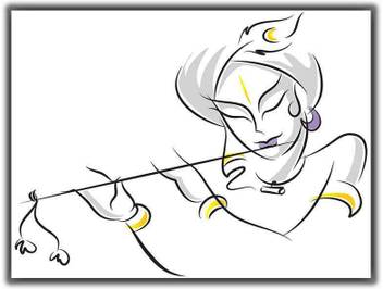 Shree Krishna Lord 0511 Poster Photographic Paper Abstract