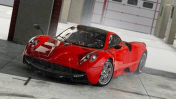 Athah Red Pagani Huayra Poster Paper Print Vehicles Posters In