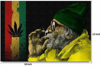 Smoking Weed Poster Paper Print Shopmantra Posters Abstract