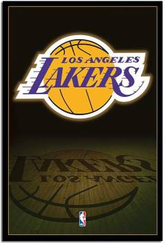 Nba Los Angeles Lakers Logo Paper Print Nba Posters Buy Art Film Design Movie Music Nature And Educational Paintings Wallpapers At Flipkart Com