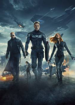 Athah Minimal Art Poster Captain America The Winter Soldier B In