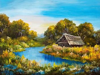 Nature Painting Canvas Art Nature Posters In India Buy Art Film Design Movie Music Nature And Educational Paintings Wallpapers At Flipkart Com
