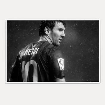 Footballer Lionel Messi 18x12 Paper Print Abstract Posters In