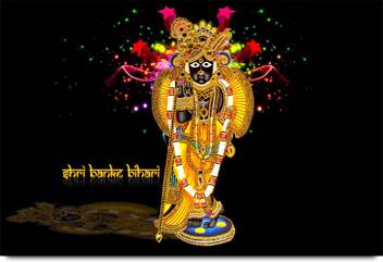 Shri Banke Bihari Paper Print Religious Posters In India Buy