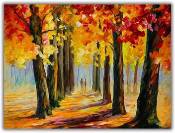 Love In Forest Canvas 0234 Canvas Art Abstract Art Paintings