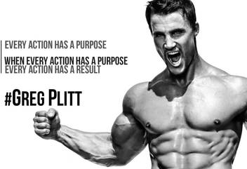 Oshi Greg Plitt Motivational Quote Paper Print Sports