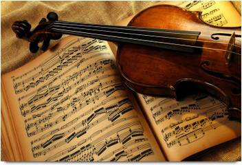 Violin Musical Instrument Music C Paper Print Music Abstract
