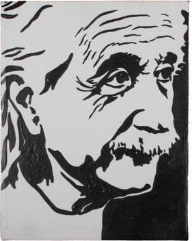 Albert Einstein S Painting On Canvas Art Pop Art Posters In