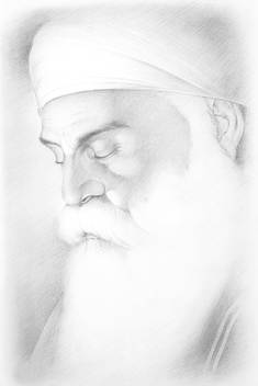 Guru Nanak Ji Fine Art Print Religious Posters In India