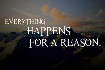 Eureka Designs Everything Happens Quote Poster Photographic Paper