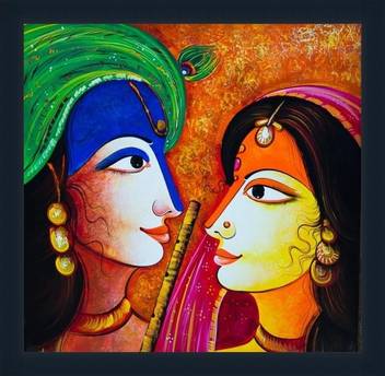 Radha Krishna Love Painting Artsnyou Printed Paintings Canvas Art Art Paintings Posters In India Buy Art Film Design Movie Music Nature And Educational Paintings Wallpapers At Flipkart Com