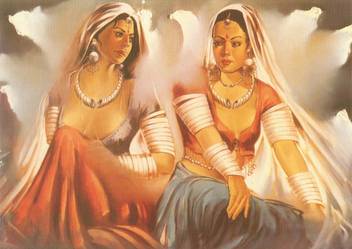 Village Ladies L 72 Paper Print Art Paintings Posters In India Buy Art Film Design Movie Music Nature And Educational Paintings Wallpapers At Flipkart Com