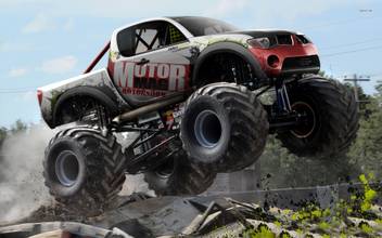 Athah Mitsubishi L200 Monster Truck Poster Paper Print Vehicles