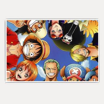 Get Wallpaper Monkey Luffy And The One Piece Squad 18x12 Paper Print For Android