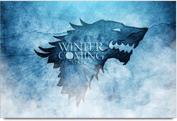 Game Of Thrones Winter Is Coming Poster Paper Print Shopmantra