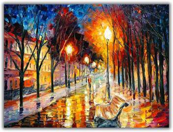 Street View Canvas 0260 Canvas Art Abstract Art Paintings
