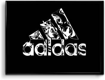 Adidas Creative Logo Paper Print Music Personalities Abstract