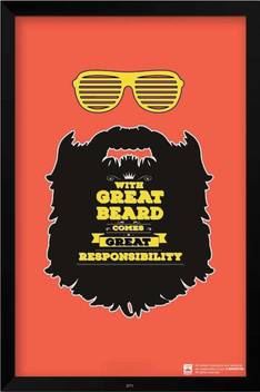 Beard Quotes Paper Print Quotes Motivation Posters In India