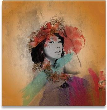 Abstract Art Of A Beautiful Lady Cq123 Canvas Print Canvas Art