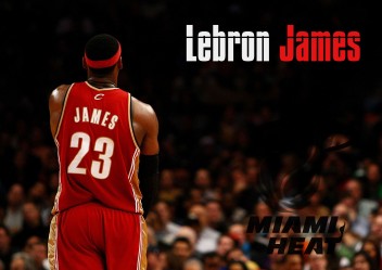 Lebron James Miami Heat Poster Paper 