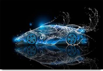 Car Neon Light Design Paper Print Vehicles Posters In India Buy Art Film Design Movie Music Nature And Educational Paintings Wallpapers At Flipkart Com