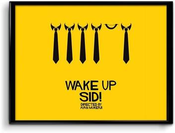 Wake Up Sid Minimal Paper Print Personalities Decorative