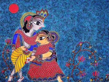 Mithila Painting Paper Print Art Paintings Posters In India