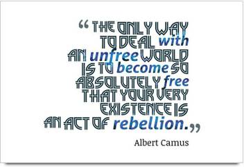Imerch Only Way To Deal Quotes By Albert Camus 3d Poster Quotes