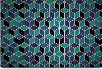 3d Purple Cubes Pattern Paper Print Abstract Posters In India