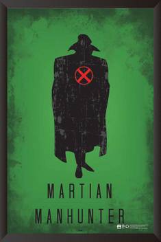 Martian Manhunter Justice League Paper Print Quotes Motivation