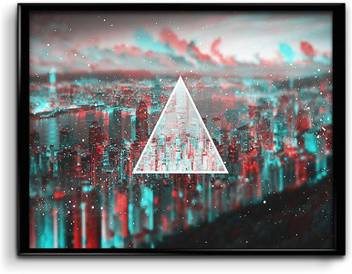 Hipster Psychedelic Canvas Art Vehicles Abstract Minimal Art