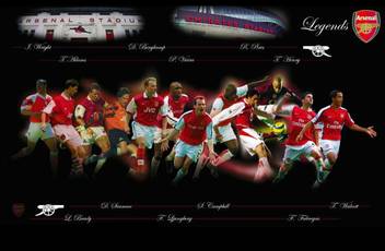 Ananyadesigns Arsenal Legends Wall Poster Paper Print Sports Posters In India Buy Art Film Design Movie Music Nature And Educational Paintings Wallpapers At Flipkart Com