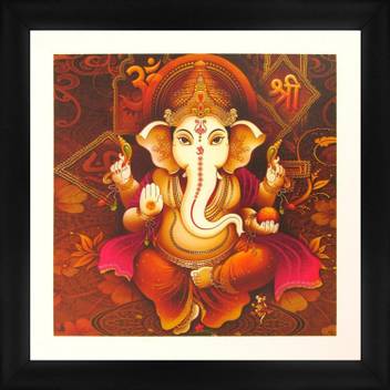 Lord Ganesha / Ganesh / Ganpati Modern Art Print Poster Paper Print - Art &  Paintings, Religious, Decorative posters in India - Buy art, film, design,  movie, music, nature and educational paintings/wallpapers