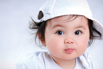 white cap for baby boy