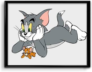Tom And Jerry Canvas Art Vehicles Abstract Minimal Art Posters