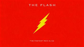 The Flash Tv Show Logo Art Poster Paper Print Shoping Inc