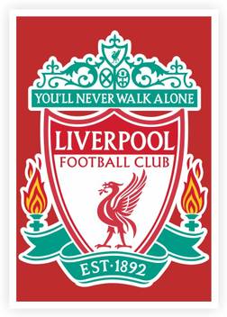 Liverpool Football Club Logo Paper Print Quotes Motivation