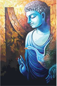 Gautam Buddha Painting Poster Paper Print Religious Posters In India Buy Art Film Design Movie Music Nature And Educational Paintings Wallpapers At Flipkart Com