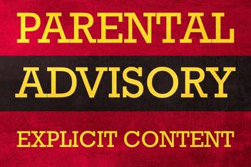 Athah Poster Parental Advisory Explicit Content Paper Print