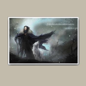 Game Of Thrones Arya Wall Hang Fine Art Print Abstract Posters
